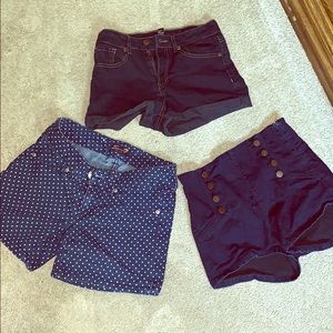 Woman’s set of 3 shorts bundle size 27
